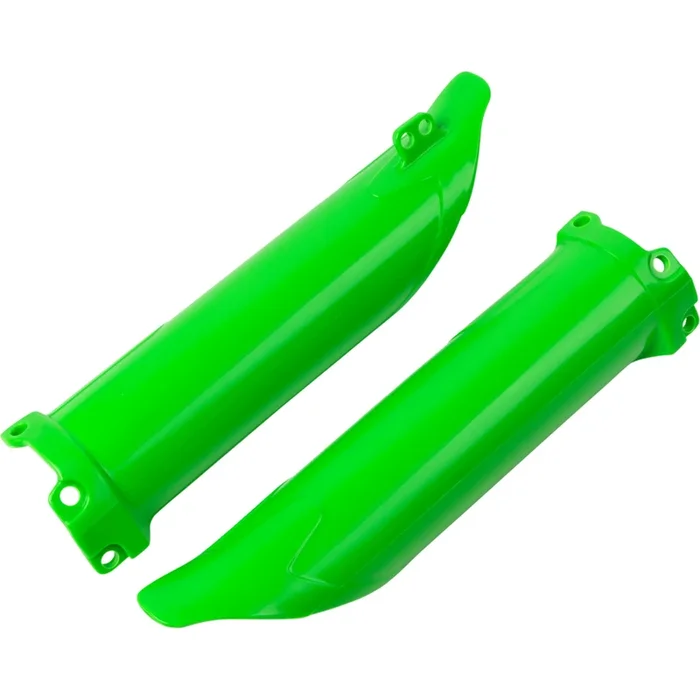 UFO 0412-0657 KA04763#AFLU Kawasaki Fork Tube Protectors Fork Tube Protectors – Flo Green – KX450F