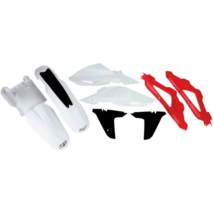 UFO 1403-0617 HUKIT610-999 Replacement Plastic Body Kit Body Kit – Red/White/Black – OEM Husqvarna – TC 125/250 ’11-’13