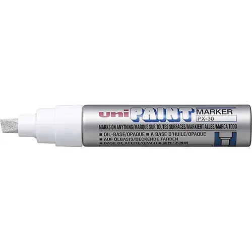 Uni Paint Oil-Based Permanent Marker – Silver