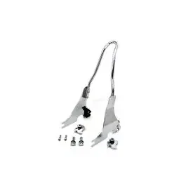 V-Twin 50-0467 Chrome 13″ Sissy Bar Easy Install Kit Harley Sportster XL 04-20