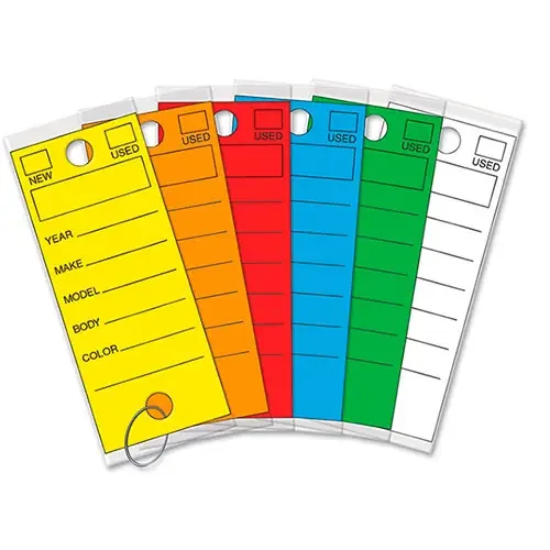 Versa Tags Laminated Key Tags Package