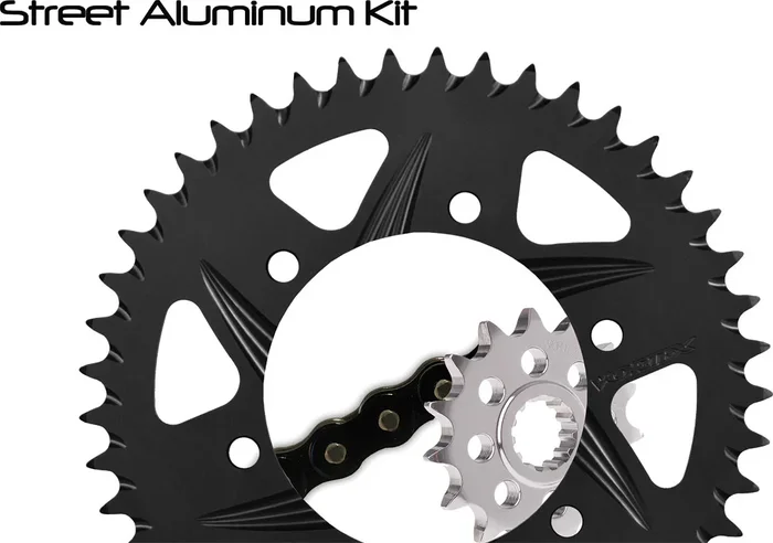 Vortex 3-CK2264 CK2264 SPROCKET/CHAIN KIT STL/ALU 14/41T BLK SX3 520-110L BLK
