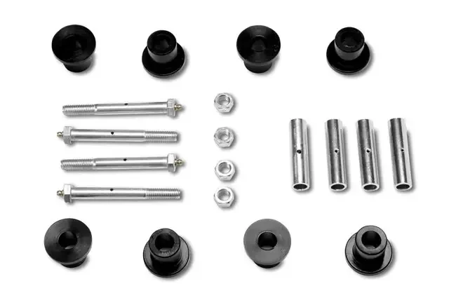 Warrior Products 1801A Replacement Greasable Bushing Kit for 55-75 Jeep CJ5 with SR-180-1 Shackle Reversal System
