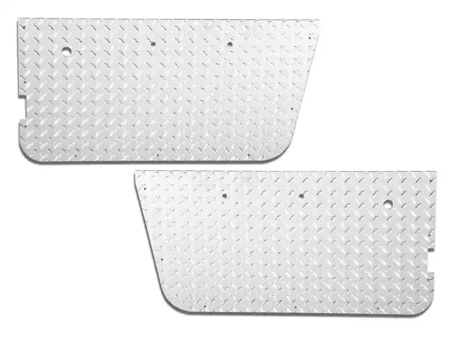 Warrior Products Door Panel Inserts for 76-95 Jeep CJ7 & Wrangler YJ with Full Steel Doors