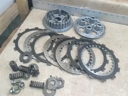 Yamaha 250 XT XT250 Engine Inner Clutch Hub Plates1984 B-139 ANX