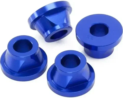 ZETA BILLET BAR MOUNT INSERTS RUBBER KILLER F4602 BLUE, KAWASAKI KX 250 450 MSC2